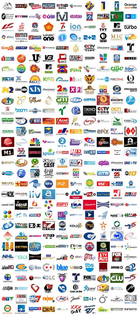 all tv channels logos